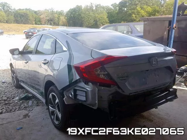 19XFC2F63KE027065 фото 2
