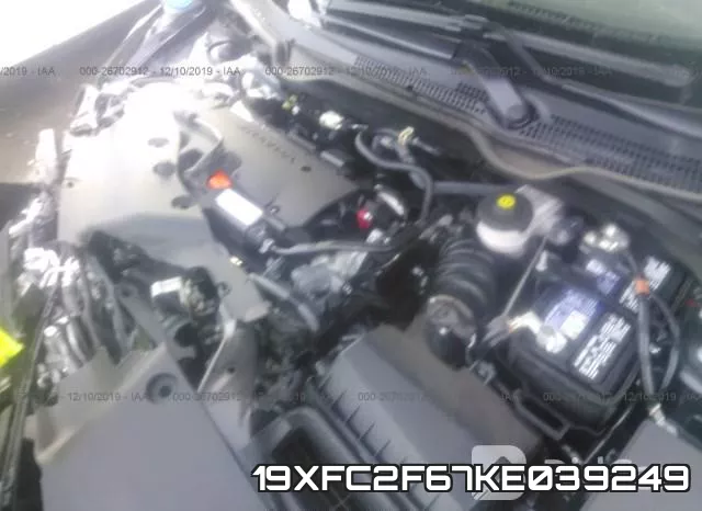 19XFC2F67KE039249 фото 2