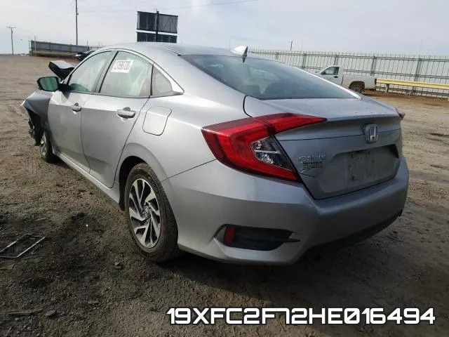 19XFC2F72HE016494 фото 2