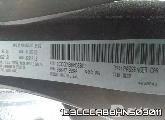 1C3CCCAB8HN503011 фото 10