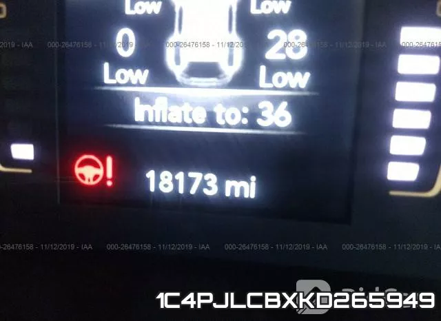1C4PJLCBXKD265949 фото 7
