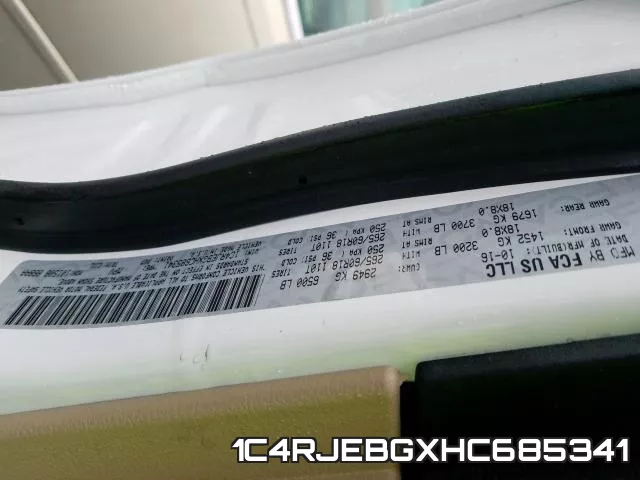 1C4RJEBGXHC685341 фото 2