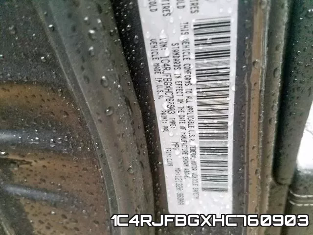1C4RJFBGXHC760903 фото 2