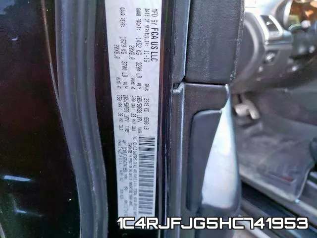 1C4RJFJG5HC741953 фото 2