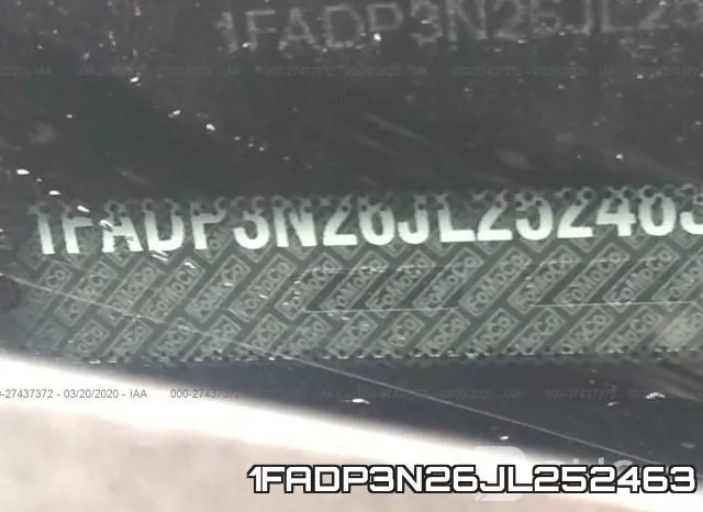 1FADP3N26JL252463 фото 9