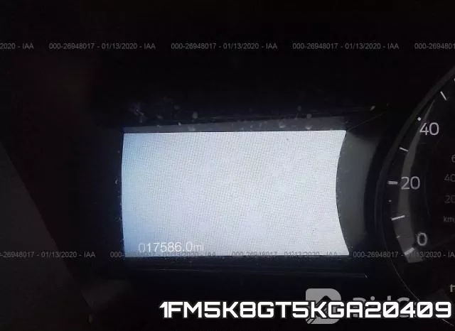 1FM5K8GT5KGA20409 фото 8