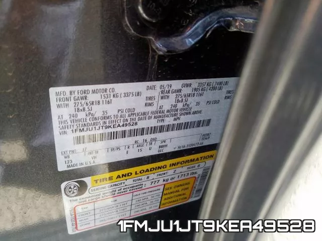 1FMJU1JT9KEA49528 фото 2