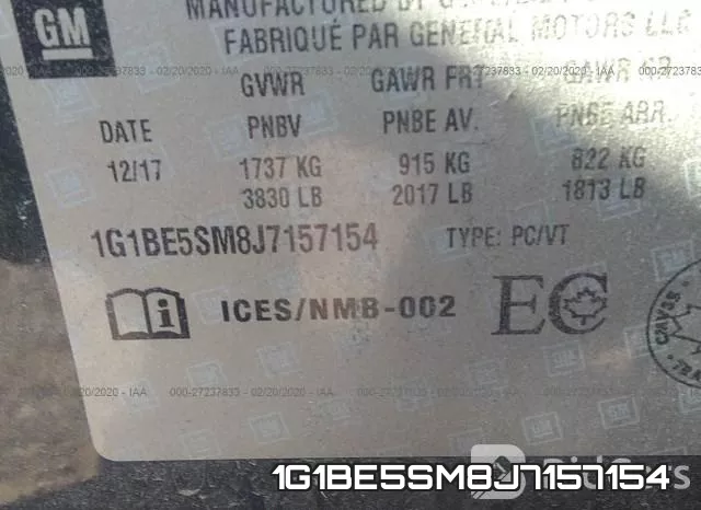 1G1BE5SM8J7157154 фото 8