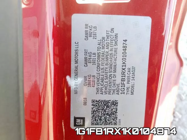 1G1FB1RX1K0104874 фото 2