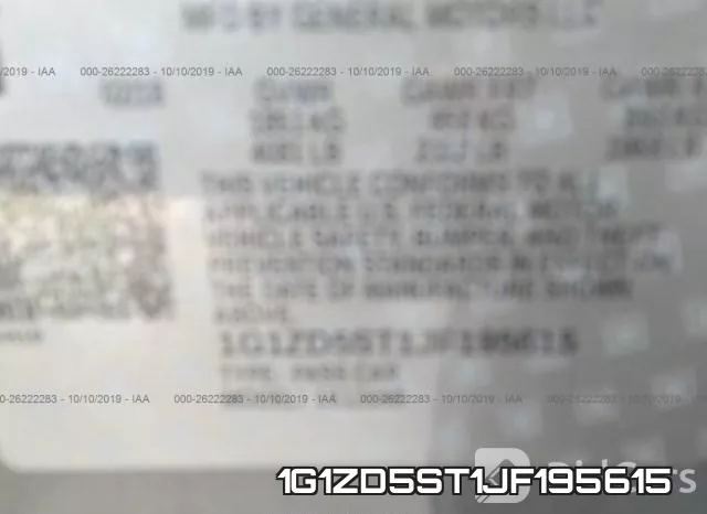 1G1ZD5ST1JF195615 фото 6