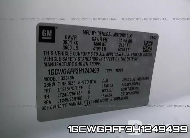 1GCWGAFF3H1249499 фото 8