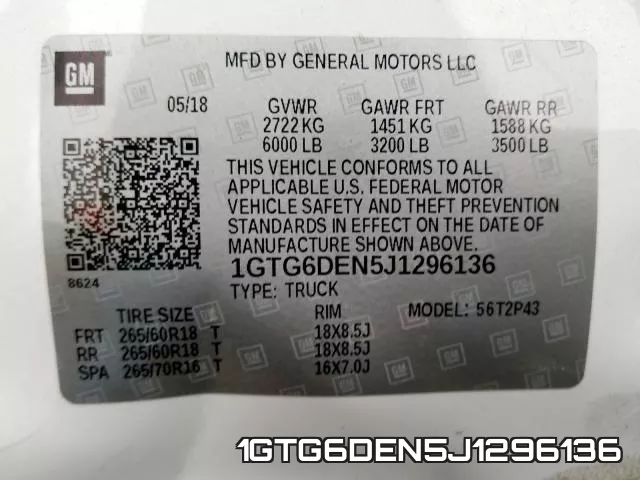 1GTG6DEN5J1296136 фото 2