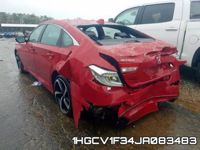 1HGCV1F34JA083483 фото 3