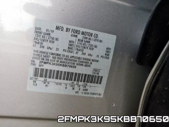 2FMPK3K95KBB70650 фото 2