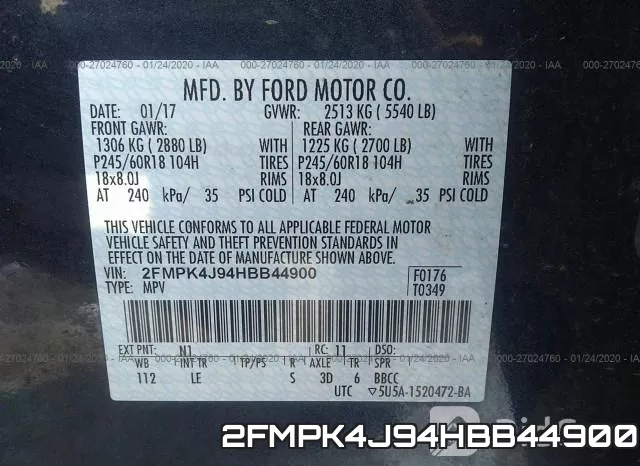 2FMPK4J94HBB44900 фото 7