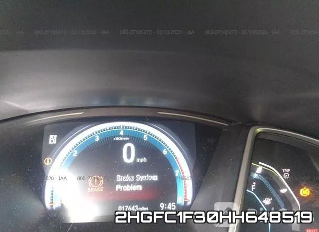 2HGFC1F30HH648519 фото 7