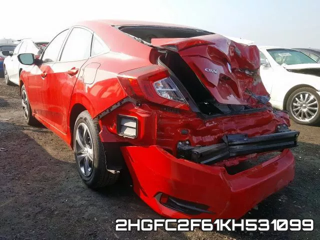 2HGFC2F61KH531099 фото 3