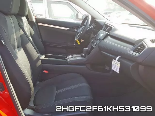 2HGFC2F61KH531099 фото 5