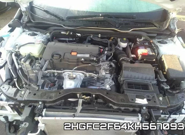 2HGFC2F64KH567093 фото 2