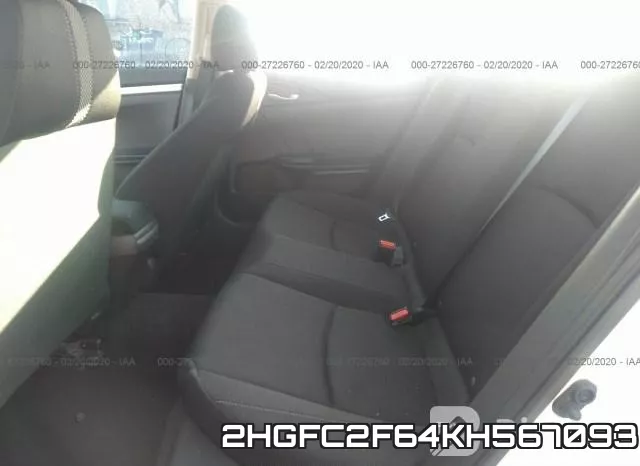 2HGFC2F64KH567093 фото 7