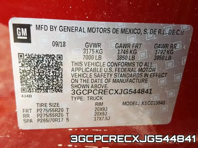 3GCPCRECXJG544841 фото 2