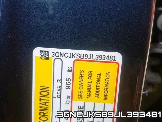 3GNCJKSB9JL393481 фото 2