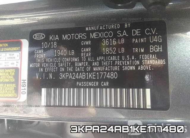 3KPA24AB1KE177480 фото 7