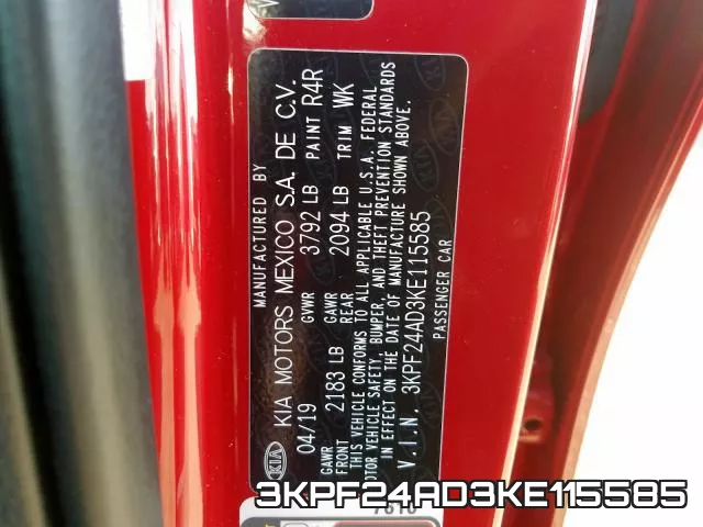 3KPF24AD3KE115585 фото 2