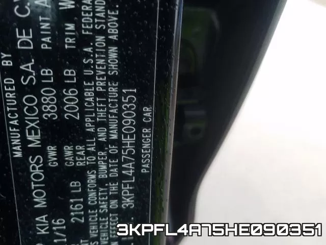 3KPFL4A75HE090351 фото 2