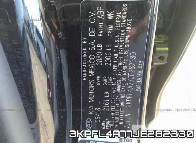 3KPFL4A77JE282330 фото 6