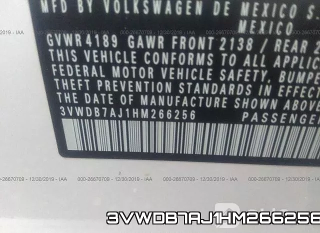 3VWDB7AJ1HM266256 фото 8