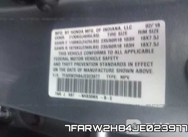 7FARW2H84JE023977 фото 10
