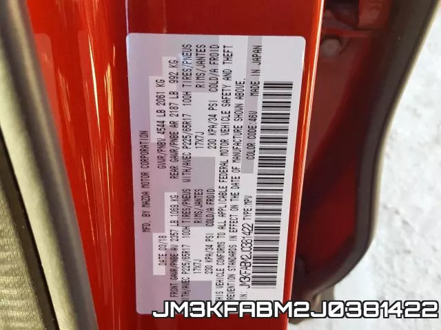 JM3KFABM2J0381422 фото 2
