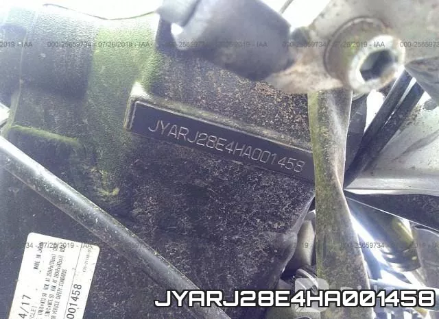 JYARJ28E4HA001458 фото 2