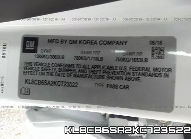 KL8CB6SA2KC723522 фото 9