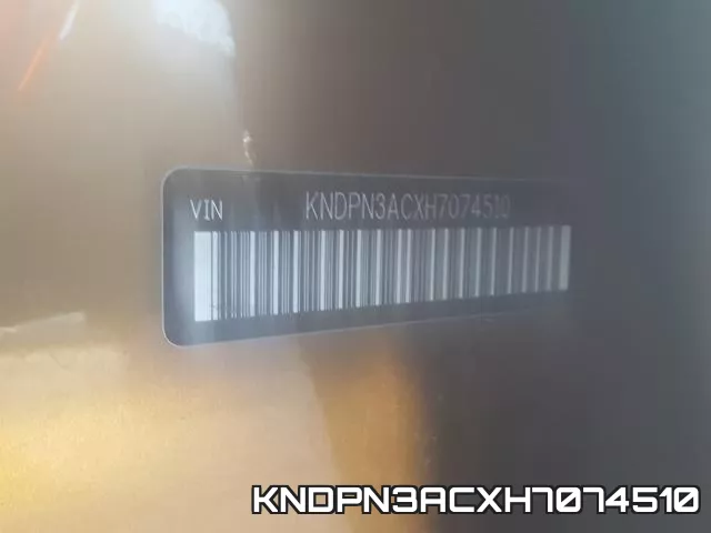 KNDPN3ACXH7074510 фото 2