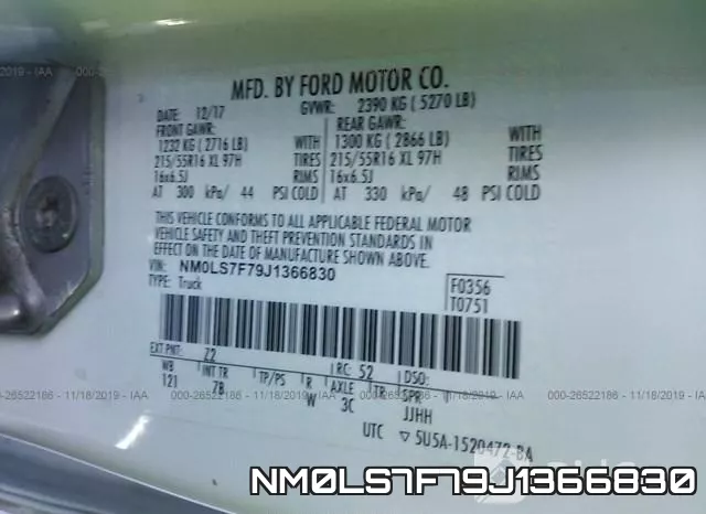 NM0LS7F79J1366830 фото 9