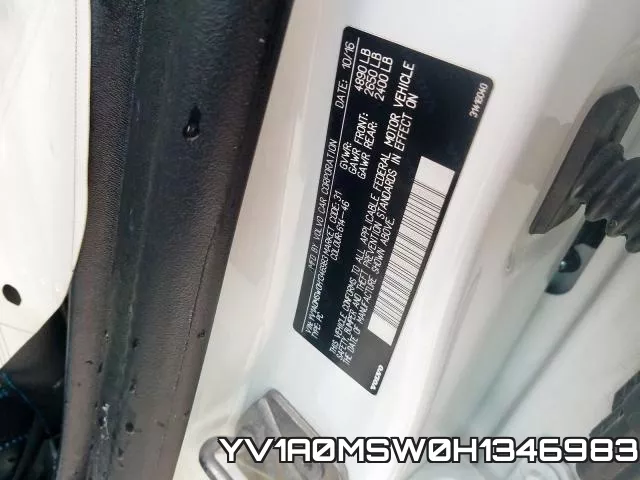 YV1A0MSW0H1346983 фото 2