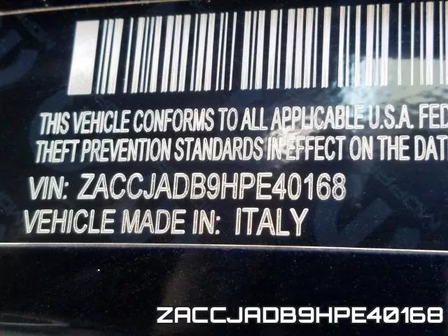 ZACCJADB9HPE40168 фото 2