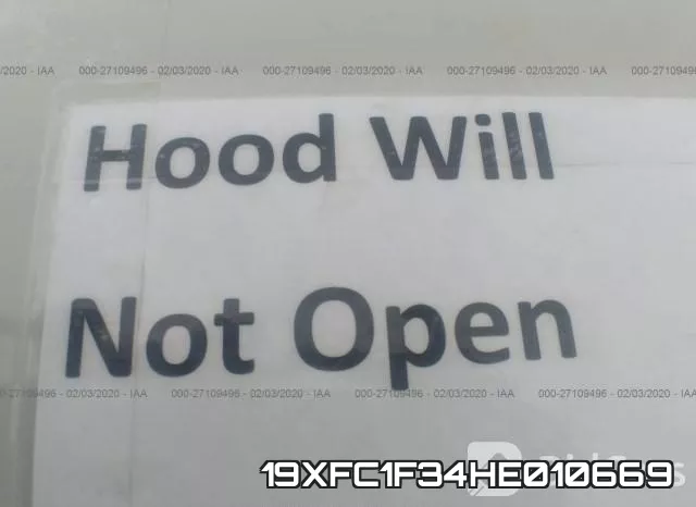 19XFC1F34HE010669 фото 2