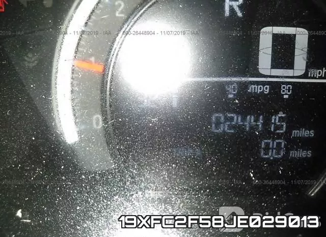19XFC2F58JE029013 фото 7
