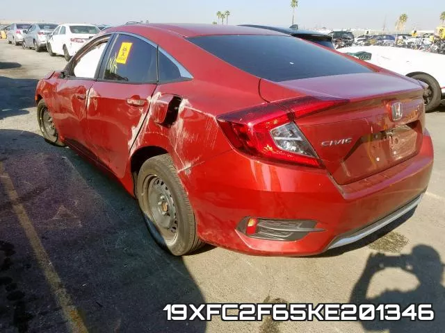 19XFC2F65KE201346 фото 4