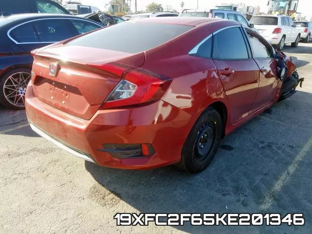 19XFC2F65KE201346 фото 5