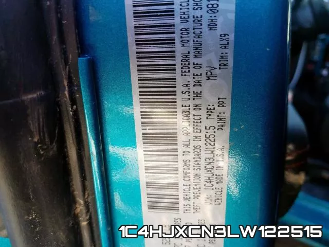 1C4HJXCN3LW122515 фото 2
