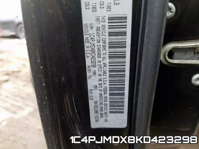 1C4PJMDX8KD423298 фото 2