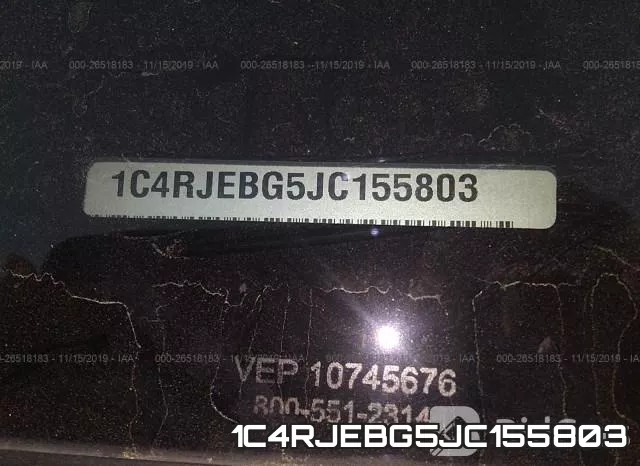 1C4RJEBG5JC155803 фото 5