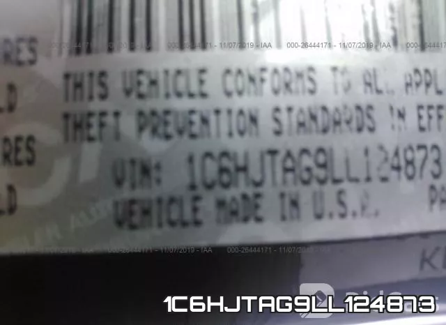 1C6HJTAG9LL124873 фото 7