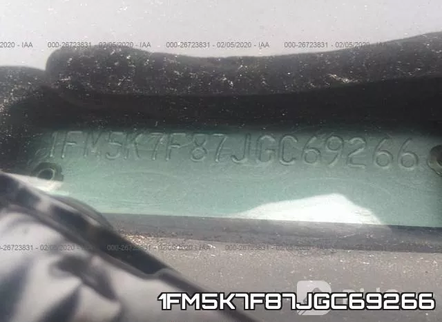 1FM5K7F87JGC69266 фото 4