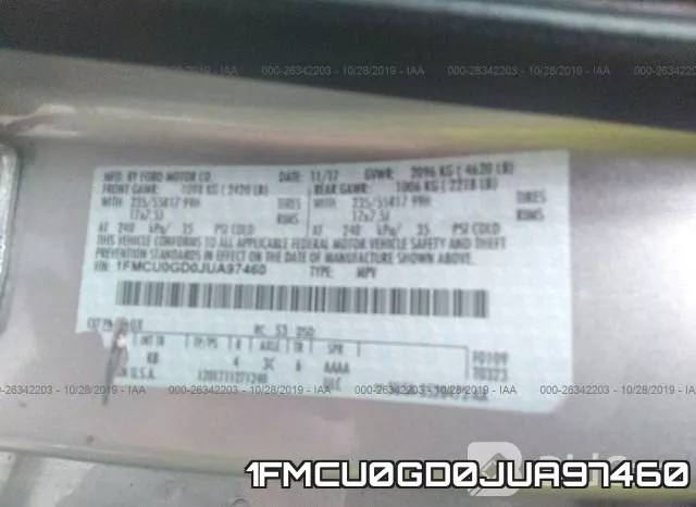 1FMCU0GD0JUA97460 фото 8