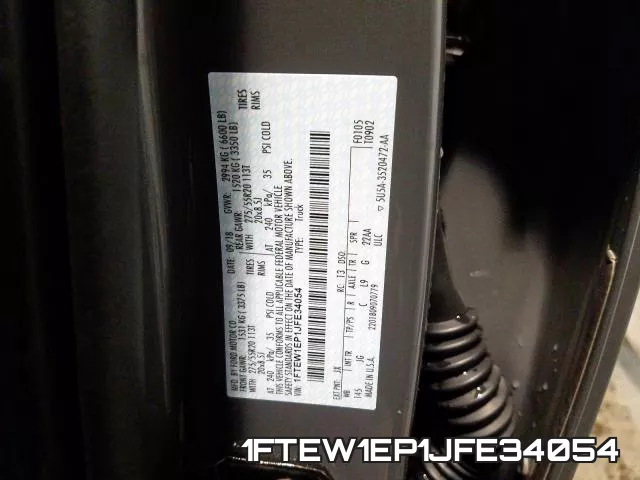 1FTEW1EP1JFE34054 фото 2